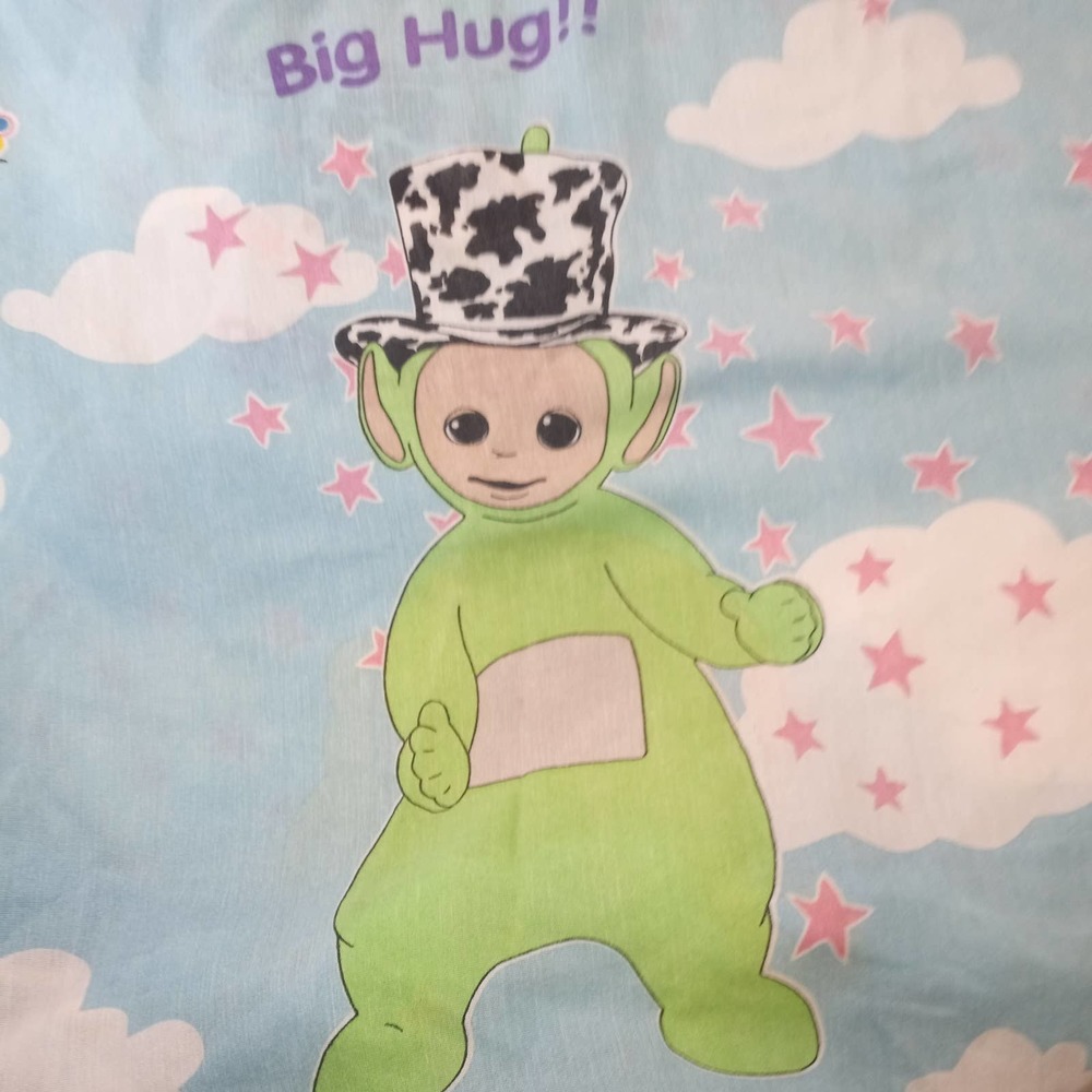 VTG 90s Teletubbies Twin Fitted Sheet